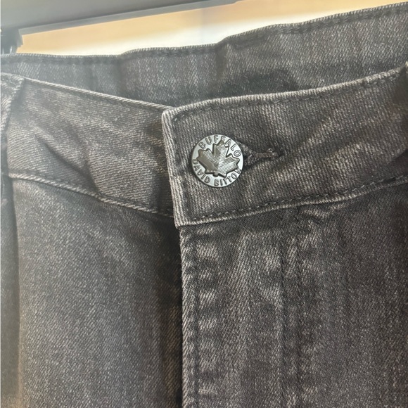 Buffalo David Button Relaxed Straight Driven Jeans, Black, 40x34 - Picture 2 of 5